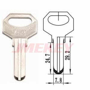 P-567 For DMS House key blanks Thickness 3.0mm