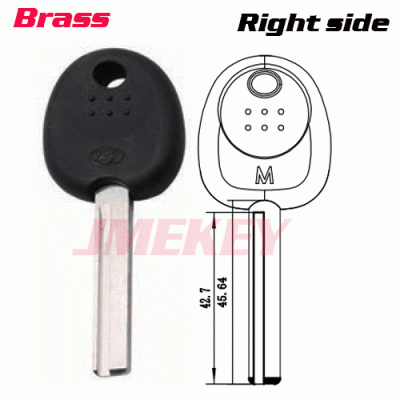 P-210 Replacment Car key Blanks for Hyundai Right side