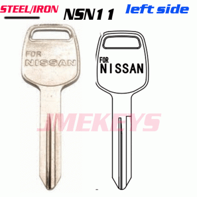 P-120 Replacement IRON KEY BLANKS FOR NISSAN NSN14