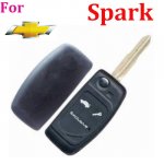 CHE-10 Chevrolet Spark 2 button Flip remote key shell