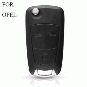 1077A Flip Remote Folding Car Key Cover For Opel 3 Buttons