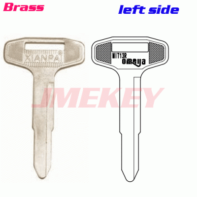 P-532 Brass Car key blansk For Mitsubishi LEFT SIDE