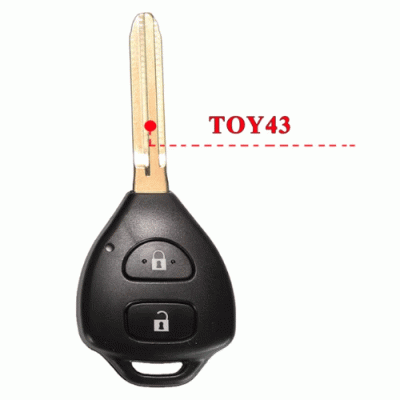 A-006 Remote Key Shell For Toyota Camry 2 Buttons toy43