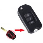 HON-32 Folding Modified Remote Key Shell 3 Buttons For HondA