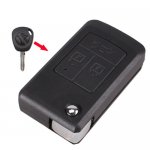 LA-01 3 Buttons Modified Flip Folding Car Blank Key Shell lada