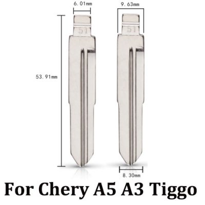 KD-51 KD KEY BLANKS For Chery A5 A3 Tiggo