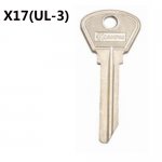 O-052 STEEL IRON X17(UL-3) Blank door keys