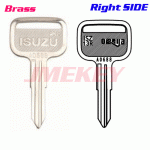 P-524 Brass Car key blansk For Isuzu Right SIDE