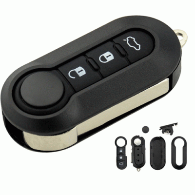 1331 For fiat 3 button remote key shell