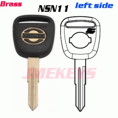 P-113 Replacement Gold logo FOR NISSAN KEY BLANKS NSN11