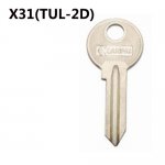 O-065 STEEL IRON X31(TUL-2D) Blank House keys