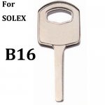 K-556 Wholesale door key blanks for solex B16