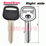 P-057 replacement Iron Toyota car key blanks 1 side Right side