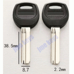 K-008 Plastic brass House key Blanks AB Two lines