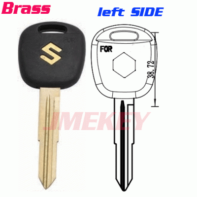 P-322 Replacement Gold logo key blanks for Suzuki left side