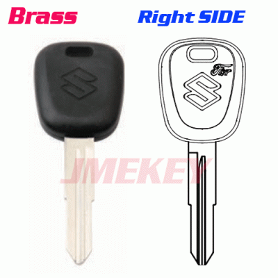 P-303 Replacement Brass key blanks for Suzuki Right side