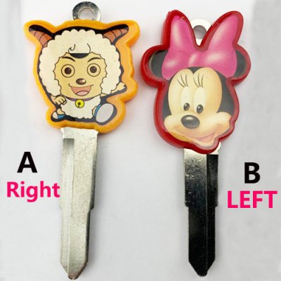 CA-04 Cartoon Motorcycle Bike Car key Blanks for Honda