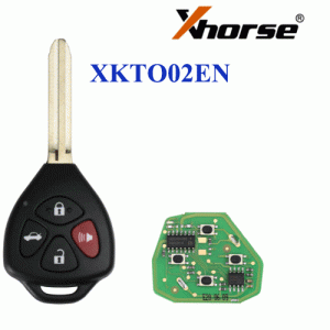 XKTO02EN Wired Universal Remote Key Toyota Style