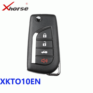 XKTO10EN Wire Remote Key For Toyota Flip 4 Buttons
