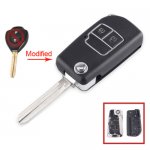 TOY-39 2 Buttons Flip Remote Car key shell For Toyota toy43