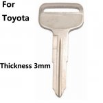 Y-081 Blank car keys for Toyota thickness 3mm Right side