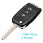 KI-02 For KIA K3 Sorento 3 Buttons FLip remote key shell