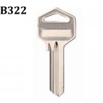 K-564 Brass House key blanks B322