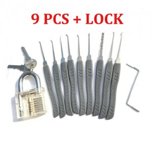 PS-51 9PCS Pick set 1 lock locksmiths tools