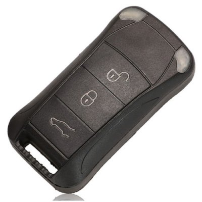 Por-04 3 Button Folding Flip Remote Key Fob Shell for Porsche