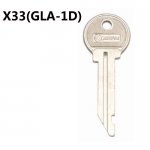 o-066 Steel iron X33(GLA-1D) Door key blanks suppliers