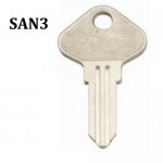 K-072 For SAN3 Brass Wholesale Door key blanks suppliers