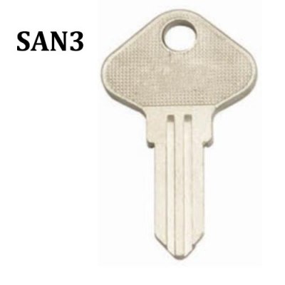 K-072 For SAN3 Brass Wholesale Door key blanks suppliers