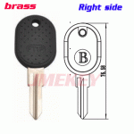 P-251 For Brass Fiat Short Car key Blanks Right side Wholesale