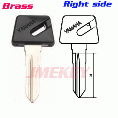 P-452 For BRASS yamaha car Key blanks Right side YH33P