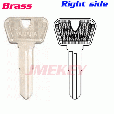 P-446 For BRASS yamaha car Key blanks Right side