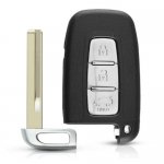 KI-06 3 Buttons Smart Rmote Key Shell Case Fob For Kia