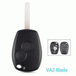 T-566 For Renault 2 Buttons Remote key shell Blanks VA2