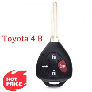 Hot-03 4 Buttons Remote Blank Key Fob Shell for toyota