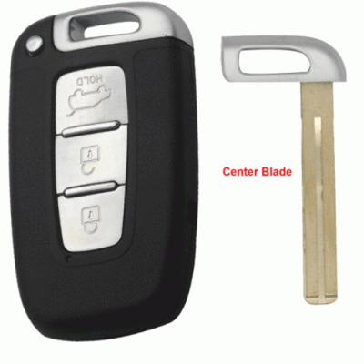 1275c Smart 3 Buttons remote car key shell For Hyundai TOY48