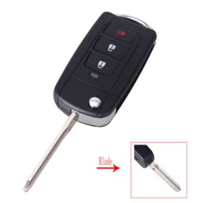 TOY-41 Modified Remote Key Shell Case For Toyota 3 Buttons