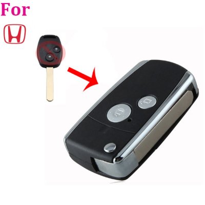 Hon-03 2 Buttons Flip Folding Remote Key Shell for honda