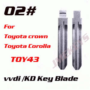 KD-02A KD VVDI KEY BLADE FOR TOYOTA TOY43