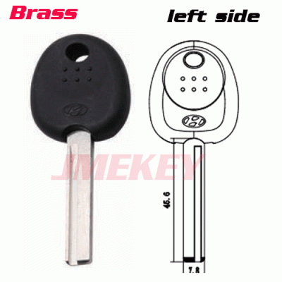 P-211 Replacment Car key Blanks for Hyundai Left side