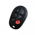 T-396 For Toyota 6 Buttons remote key shell