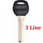 P-145 3 LINE BANK HOUSE KEYS