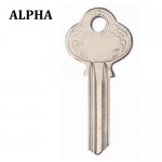 K-539 Brass House key blanks for ALPHA