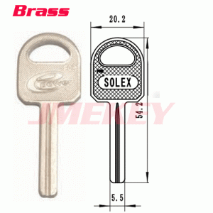 P-577 Brass House key Blanks For Solex Suppliers