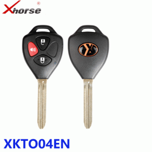 XKTO04EN Wire Universal Remote Key For Toyota Style 3 Buttons