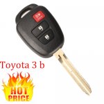 HOT-05 3 Buttons Remote Blank Key Fob Shell for toyota