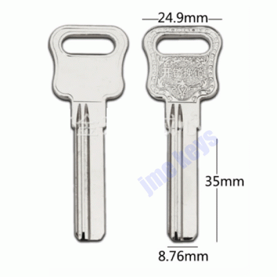 K-014 Brass Length 35mm Blank house keys